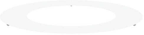vidaXL adapté pour Anneau d'arbre Plat Blanc Ø50 / 80 cm Acier, Décor Moderne pour Jardin et terrasse, Protecteur d'arbre Durable, Accessoire de Jardin, Garde-Racines