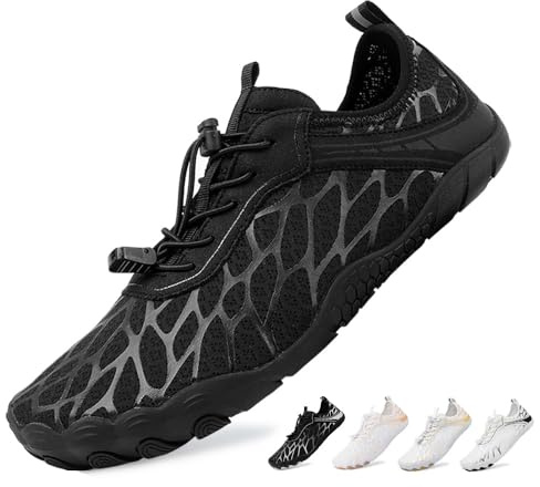 Chaussures Aquatiques Homme Noir 40 Séchage Rapide Chaussure Plage Été
