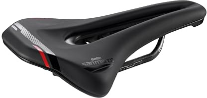 Selle San Marco Ground Shield Carbon FX – MTB-Sattel mit Matschschutz, Open-Fit-Aussparung, Carbon-Gestell – Größe L3, Schwarz