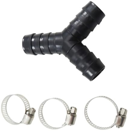 Adjustable Y Type Drain Hose Adapter 20mm Generic Washing Machine Extension with Anti Clogging Design Washing Machine Drain Hose Connector