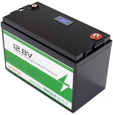 JHKJ Batteria per Auto turistica da 12 V 50 Ah 100 Ah 200 Ah 300 Ah Batteria LiFePO4 da 24 V 100 Ah 200 Ah Energia fotovoltaica per Esterni per Camper/Nautica/Campeggio,12v 300ah
