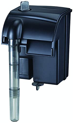 BPS BUENA PET SHOP Professioneller Aquariumfilter, externer Rucksackfilter für Aquarien 10-30l, energiesparend, Metall, Bps-6020, Hängend