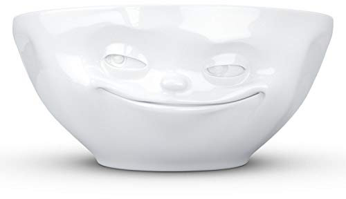 FIFTYEIGHT PRODUCTS Gobelet Grinsend en porcelaine - 350 ml - Blanc - Fabriqué en Allemagne