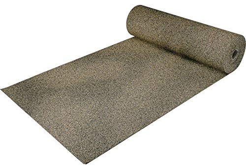 DAMTEC® Standard Trittschalldämmung METERWARE 1m Breite x 3mm Stärke Dämmunterlage Gummi-Korkunterlage
