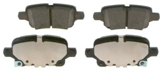 Bosch BP2493 - Auto Bremsbeläge hinten - Bosch-Qualität - für leises Bremsen mit wenig Staub - ECE-R90 zertifiziert - kupferfrei - 1 Set mit 4 Bremsbelägen