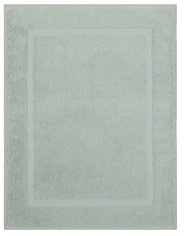 Betz Badvorleger Premium 50x70 cm 1er Set – Badematte aus 100% Baumwolle, ca. 650 g/m², Oeko-TEX® Standard 100, saugstark & weich Farbe heugrün