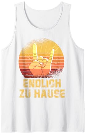 endlich zu hause, Rock Festival, Pommesgabel, Metaller Tank Top