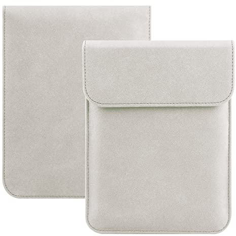 HoYiXi Étui Housse Pochette pour 7 Kindle Paperwhite 2024 Sleeve Case Compatible pour 6-6.8'' Paperwhite/Signature Edition 2021 Kobo Tolino Pocketbook E-Book Reader - Argent
