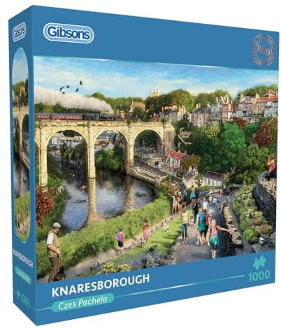 Gibsons Puzzle Knaresborough 1000 Teile - rustikale Landschaft