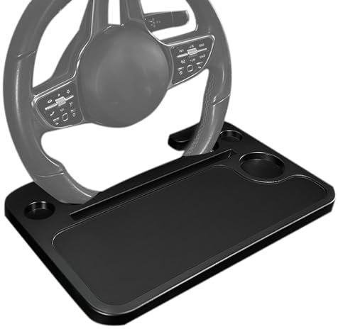 Zuasdvnk Lenkradtisch, Autositz-Ständer zum Essen – Mehrzweck-Auto-Schreibtisch, Auto-Laptop-Halterung, Auto-Organizer, Autozubehör für Essen, Arbeiten