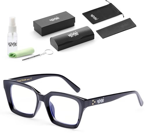 MAMINÓ Gafas de Lectura Graduadas Mujer y Hombre para Vista Cansada o Presbicia - Filtro de Bloqueo Luz Azul - 5 Graduaciones Disponibles - Kit Completo con Limpiador, Gamuzas, Destornillador y Funda.
