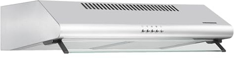 HEINNER XCH-450S 60 cm Unterbau-Dunstabzugshaube – 326,4 m³/h Absaugleistung | Edelstahl-Ausführung | Doppelmotor, 3 Geschwindigkeiten | LED-Beleuchtung | 120 mm Abluftrohr | 5 Jahre Garantie