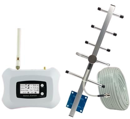 Amplificador De Señal Celular 4G LTE, Banda 20 800 MHz, FDD ALC, Ganancia 70 DB, Repetidor, Antena Fácil Amplia Compatibilidad