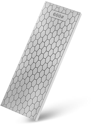 Diamond Sharpening Stones 600# 1000# Grit Diamond Sharpening Plate with Non-Slip Base Sharpening Kit for Chisel, Axe, and Kitchen Wear