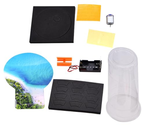 Gatuida Educational Tornado Making Kit for – Battery Operated Science with DIY Assembly, Weather Experiment Set for Elementary Students, Stem Learning and Meteorology Activity
