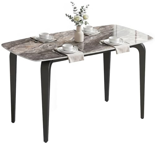 HOMCOM Tavolo da Pranzo per 4 Persone Tavolo Cucina 130x70x75 cm Marrone