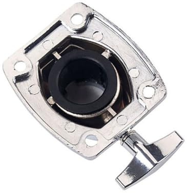 SKISUNO Soporte de Platillo para Batería de Metal Ligero y Resistente, Accesorio Seguro para Kit de Batería Base Ajustable para Tom y Bombo
