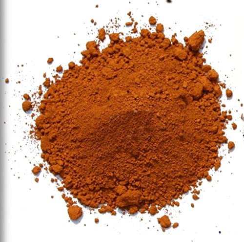 Orange Zementecht Oxid-Pigment 1kg Pulver für Betonmasse, Putze, Gips... kg