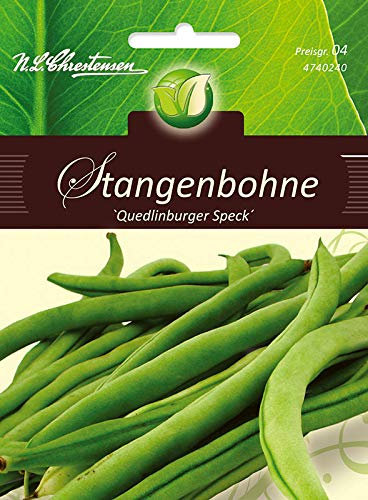 N.L.Chrestensen Stangenbohnen, Quedlinburger Speck grün