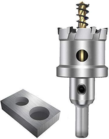 HSJCZMD Metallbohrer Lochsäge, 0.55in-3.93in HSS Bohrer Lochsägen Für Metall, Edelstahl, Holz, Maximale Schnitttiefe 1.06in,22mm