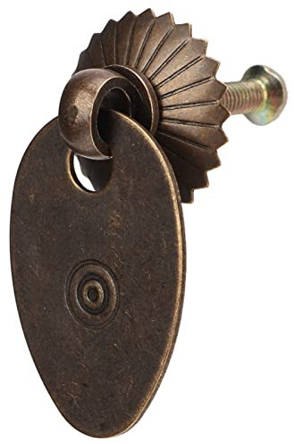 Tissting Maniglie ad Anello in Ottone Vintage, Confezione da 10, per Mobili Vintage Cinesi, Cassetti, Finestre, Armadi, Decorativi