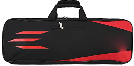 DEWIN Bolsa de Arco y Flecha, Bolsa de Arco recurvo Ajustable con asa de Gancho y Bucle, Caja de Arco Plegable portátil, carcaj de Flecha(Rojo)