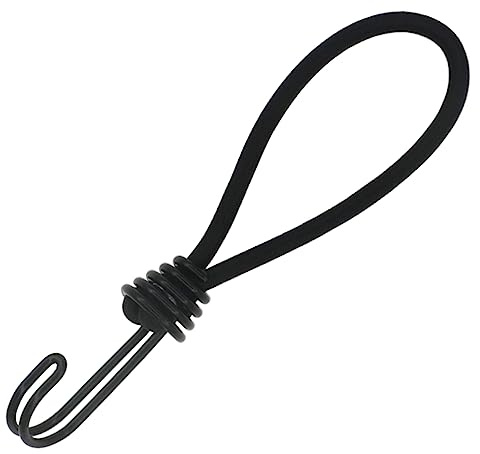 6 Corde Elastiche con Ganci in Metallo per Campeggio All'aperto