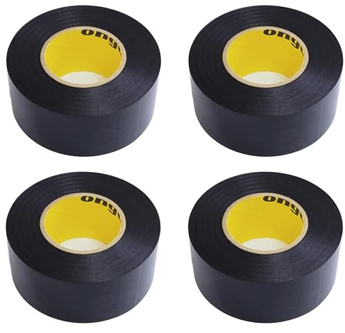 4 paquetes de 35 metros de cinta adhesiva de vinilo para raqueta de bádminton de tenis y bádminton de 32 mm de ancho