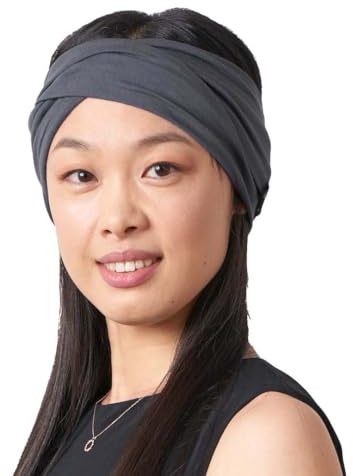 Damen Herren Stirnband Haarband Hair Band - Kreuz Breites Haarband Headband Kopf Schweißband Dünn Boho Sport