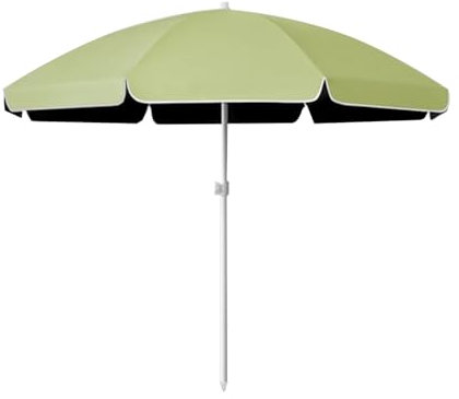 Ombrellone Da Spiaggia Piccolo, Portatile, Ombrellone Da Giardino, Ombrellone Da Esterno Antivento Con Borsa Da Trasporto, Palo In Acciaio, Per Patio, Cortile, Piscina, Tavolo Da Mercato(Color:Green)