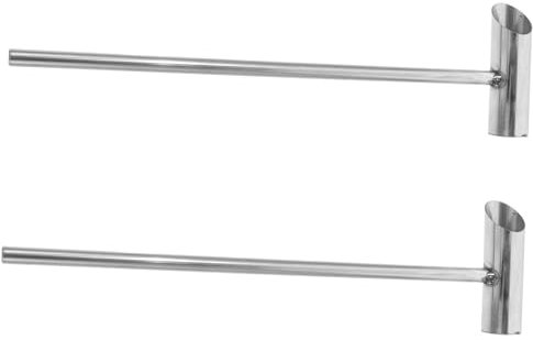 KOCKSHION 2piezas Cucharas Inoxidable Para Malvaviscos y Azúcar Multifunción Para Alimentos