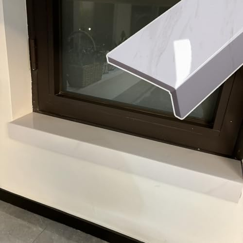 Piastra di copertura per davanzale della finestra con texture moderna, pannello decorativo durevole per soggiorno, protegge e migliora l'allargamento di finestre/porte