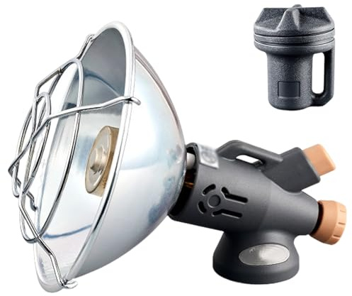 Portable Propane Camping Heater, Adjustable Gas Saving Tent Heater with Control Valve, Rapid Heating Compact Outdoor for Camping, Hiking, Fishing (Grey) - Tent