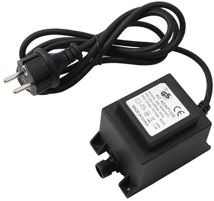 Nebulizador ultrasónico Grande de 3 Cabezales metálicos sin luz, fogger para Estanque, Acuario, Fuente y DIY(Black Coil Power AC36V)