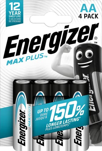 Energizer E301323600 Max Plus Mignon (AA) 4 Stück Chrom