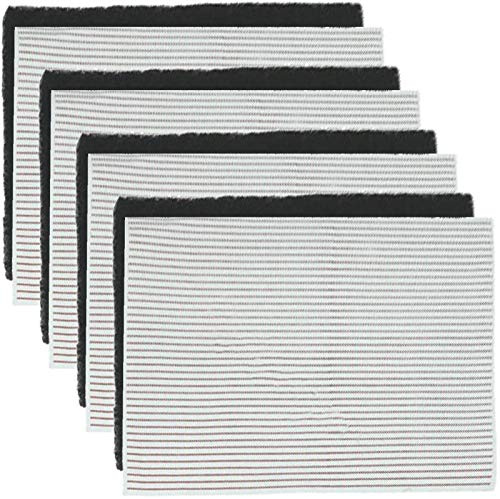 Spares2go Universal Fritteusen-Filter-Set für Fritteusen, 4 Stück, zuschneidbar, Schaumstoff, möglicherweise weitere Materialien für den geruchsneutralen Filter