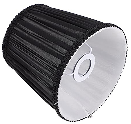 SOLUSTRE E14 Stoff Lampenschirm Meson Schraube Handgefertigter Lampenschirm Für Tischlampe Und Wandleuchte Staubdichte Lampenabdeckung Für Wohnzimmer- Und Esszimmerdekoration 5.91X4.33X5.51 Zoll
