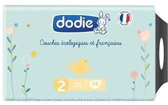 Dodie couches écologiques taille 2 de 3 à 6kg 56 pièces