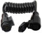 Sun3drucker 13-polig Anhänger Verlängerungskabel Stecker Adapter - 2M Anhänger Adapterkabel Kupplung 12V/24V für PKW LKW Caravan Wohnmobil Wohnwagen Fahrradträger Anschluss