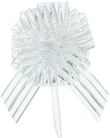 20 Stück Geschenkschleifen 5CM,Pull Bögen Zugband Polyband Dekoschleife Geschenkschleife,Autoschleifen Hochzeit,Geschenk Schleife Schleifen für Autoschmuck,Geschenkverpackung,Hochzeits,Geburtstag
