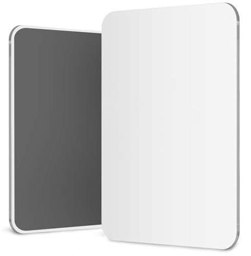 Mavoro Specchio Magnetico Per Armadietto | Acrilico 17,5 x 22,5 cm Infrangibile | Elegante Modello Senza Cornice | Specchio di Sicurezza Per Bambini Senza Vetro (1 pezzo)