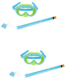 Supvox 2 Sätze Schnorchelanzug für Kinder schnorchel Set für Kinder schnorchel Set Kinder kindertaucherbrillen tragbar einstellen Suite Zubehör Männer und Frauen Schnorchelausrüstung Abs