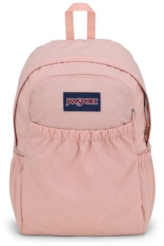 JanSport Sac souple – Panneau arrière entièrement rembourré – Rangement confortable et idéal, Misty Rose., One Size, Jansport Sac souple
