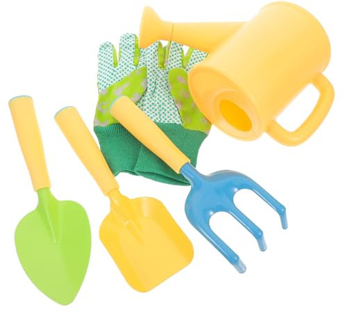 Supvox 1satz Mädchen Gartenwerkzeug Teiliges Mit Schaufel Gießkanne Und Handschuhen Für Gartenarbeit Von Kindern Für Pflanzen Und Pflegen Von Blumen Und Pflanzen