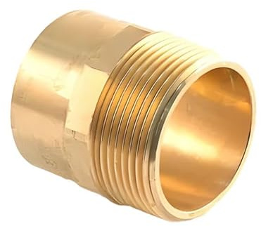 15mm x 1/2 Solder Ring Male Iron Adaptor - Pack of 5