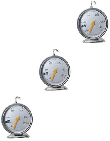 Cabilock 3 Stück Haushaltsthermometer Lebensmittelthermometer Ofenthermometer Hängethermometer
