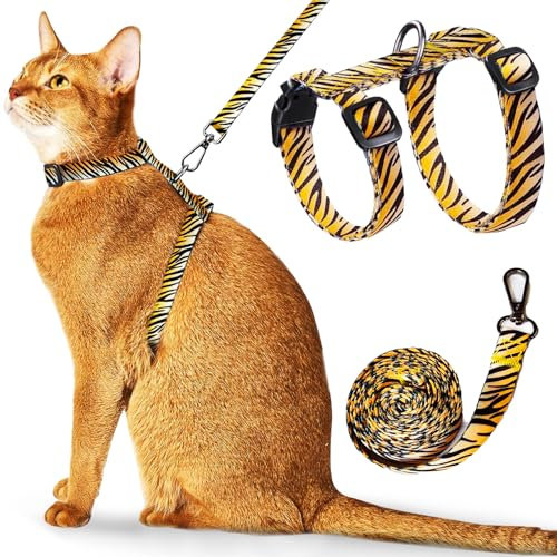 Katzengeschirr und Leine, ausbruchsicher, Größe S