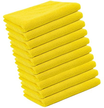 YIGZYCN Juego de 10 paños de cocina de microfibra superabsorbentes, grandes, 30 x 30 cm, fáciles de usar, reutilizables