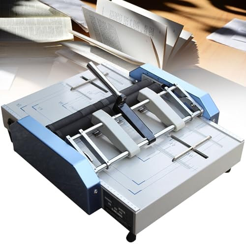 lwjunmm Automatische Broschürenmaschine A3,Papier-Falt-und-Bindemaschine,Broschürenhefter,Heftmaschine,Broschürenheftgerät,für Druckereien und Schulen
