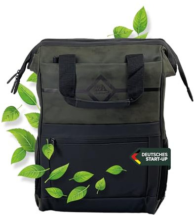 FELSKRAFT MK4 Rucksack für Damen & Herren | Eleganter Laptop Rucksack mit Laptopfach | Rucksacktasche 2 in 1 | Reiserucksack, Tagesrucksack, Schulrucksack | Für Reisen, Uni Schule, Arbeit